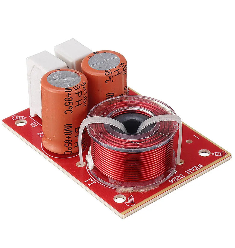 3pcs WEAH-D224 80W Speaker Crossover High and Low 2 Frequency Divider Sound Quality Upgrade Tool
