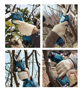 Cordless Electric Pruner for Bosch 12V Rechargeable Garden Shears 25mm Cutting Diameter Professional Tree Branch Trimmer High Capacity Battery Long Blade Life