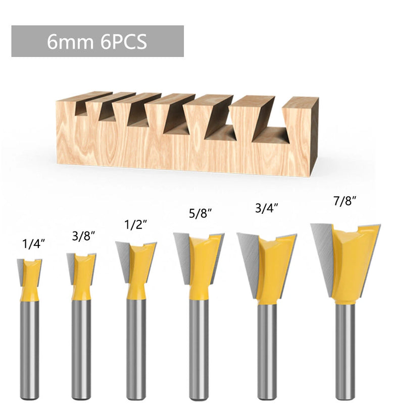 LAVIE 6pcs 6mm 1/4