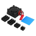 Orange Pi 5 Plus Cooling Fan Aluminum Heat Sink Dissipation with Thermal Pads CPU Chip Cooling for OPI 5 Plus Board