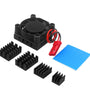 Orange Pi 5 Plus Cooling Fan Aluminum Heat Sink Dissipation with Thermal Pads CPU Chip Cooling for OPI 5 Plus Board