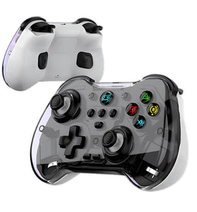 Z01X bluetooth Gaming Controller Wireless Six-axis Gamepad with Hall Effect Joystick Trigger Control Dual Vibration Motor Turbo Function for Switch, PC, Windows, iOS