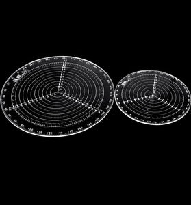 RED ARROW 200mm/300mm Center Finder Tool Woodworking Compass for Woodturners Bowls Lathe Work Clear Acrylic Drawing Circles Diameter