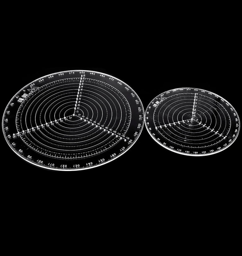 RED ARROW 200mm/300mm Center Finder Tool Woodworking Compass for Woodturners Bowls Lathe Work Clear Acrylic Drawing Circles Diameter