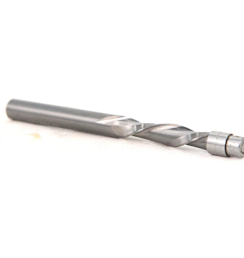 6mm 1/4 Inch Shank Milling Cutter Solid Carbide-Tipped Cutter End Mill CNC Router Bit Woodworking Tool