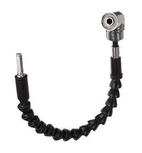 105 Degree Right Angle Drill Adapter with Flexible Shaft Bits Extension Shaft with Screwdriver Bit Holder
