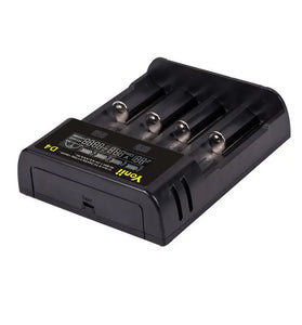 Yonii D4 Four Slot USB Rechargeable Lithium Battery Charger Multi-functional Intelligent Charger for 18650/26650/21700/AAA Battery