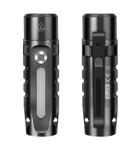 LED Mini Waterproof USB-C Rechargeable Flashlight with Clip & Magnetic Metal Conveniently Flashlight Suitable for Hiking Camping