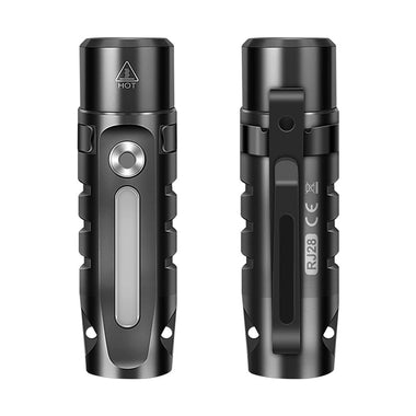 LED Mini Waterproof USB-C Rechargeable Flashlight with Clip & Magnetic Metal Conveniently Flashlight Suitable for Hiking Camping
