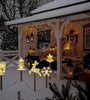 Solar Christmas Stake Light Outdoor Solar Garden Light Solar Landscape Pathway Light For Lawn Patio Yard Waterproof