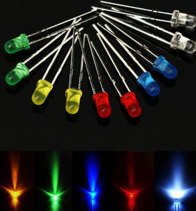 Geekcreit 375pcs 3MM 5MM LED Light Emitting Diode Beads Resistance Lights Kits Bulb Lamp