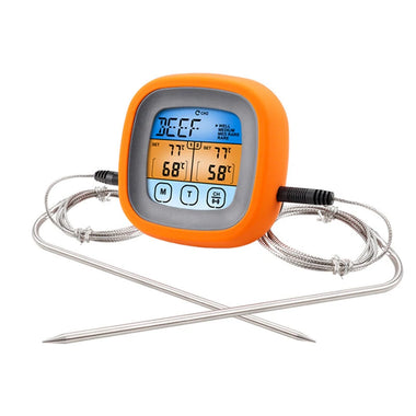TS-6601-2 Dual-needle Touchscreen Food Thermometer Kitchen Baking Meat Barbecue Thermometer