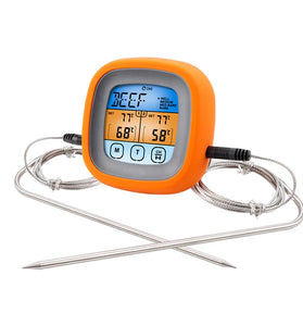 TS-6601-2 Dual-needle Touchscreen Food Thermometer Kitchen Baking Meat Barbecue Thermometer