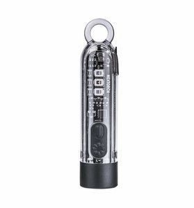 NEXTORCH K40 700lm Mini Size Bright EDC LED Keychain Flashlight With UV Red Blue RBG Sidelight Clip-on Mini Pocket Light Type-C Rechargeable Key Ring Emergency Outdoor Camping Mini Torch