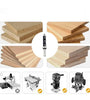 Woodworking Milling Cutter Router Bit Shank Size 1/2 inch 12mm Interchangeable Blades Easy Installation Perfect for Precision Cutting Sturdy Tool for Woodworking Projects