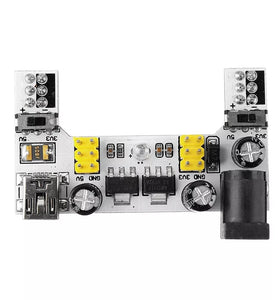 3Pcs MB102 2 Channel 3.3V 5V Breadboard Power Supply Module White Breadboard Dedicated Power Module MB-102 Solderless Bread Board