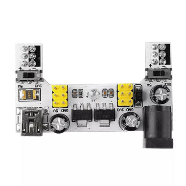 3Pcs MB102 2 Channel 3.3V 5V Breadboard Power Supply Module White Breadboard Dedicated Power Module MB-102 Solderless Bread Board