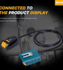 1.5m EU Plug Battery Extension Cord Tool Suitable for Makita for DeWalt 18V Lithium Batteries