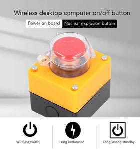 Wireless External Computer Power Button Switch Remote Control PC Power Button Switch for Home Office