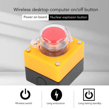 Wireless External Computer Power Button Switch Remote Control PC Power Button Switch for Home Office
