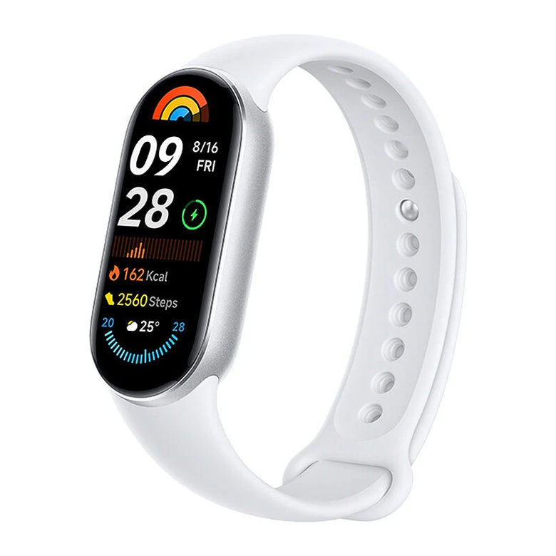 Original Xiaomi Smart Band 9 1.62inch AMOLED Display bluetooth Call Heart Rate Blood Oxygen Monitor Sleep Monitoring Women's Health Breath Training Multi-sport Modes Music Playback 5ATM Waterproof Smart Watch Chinese Version