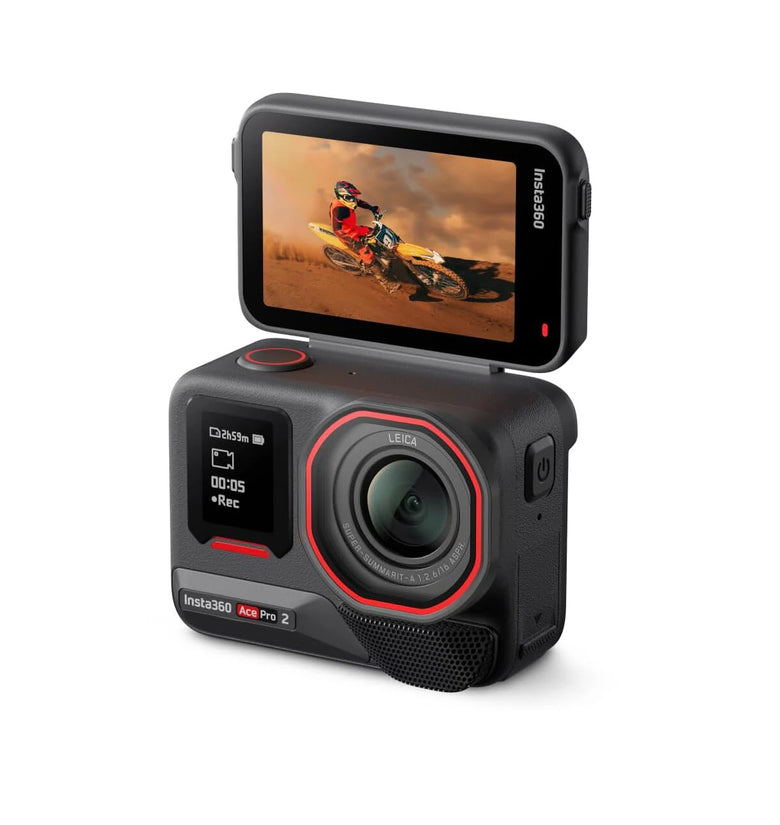 Insta360 Ace Pro 2 8K AI Chips Action Camera Waterproof with 1/1.3-Inch Sensor Dual Flip Touchscreen