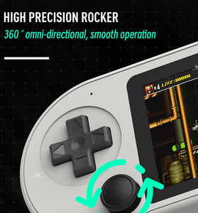 DATA FROG SF2000 Classic Retro Portable Mini S7 Game Console with Joystick 3 inch IPS Handheld Game Console Player Built-in 6000 Games Retro Games Support AV Output