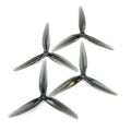 HQProp DP7X4X3 7040 3-blade 7 Inch Poly Carbonate POPO Propeller 2CW+2CCW Light Grey