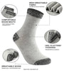 6 Pair Autumn Winter Men Socks Cotton Leisure Business Long Socks Walking Running Hiking Warm Socks For Male Plus Size 42-48