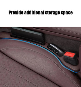 2pcs Car Seat Gap Plug Filler Car Organizer Storage Box Universal Strip Side Seam Car Gap Filler Leak Proof Seat Gap Storage Organizer