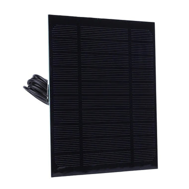3.5W 5V Solar Panel Charger Micro USB 150x130mm Monocrystalline 22% High Conversion Efficiency Portable Solar Charger for Fans Lights Cameras