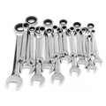 Raitool HT01 Chrome Vanadium Steel Metric Ratchet Spanner Wrench Fixed Head 6-32mm