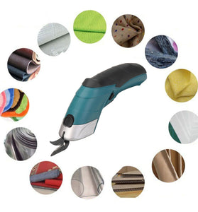 36W Cordless Rechargeable Electric Scissors Trimmer Portable Cloth Leather Cutter