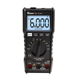 MUSTOOL MT108T True RMS NCV Temperature Tester Digital Multimeter 6000 Counts Backlight AC DC Current/Voltage Resistance Frequency Capacitance