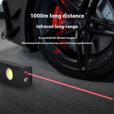 400Lumens COB Flashlights Magnetic Hook Dual Light Torch 4 Lighting Modes USB C Recharge Car Repair Light