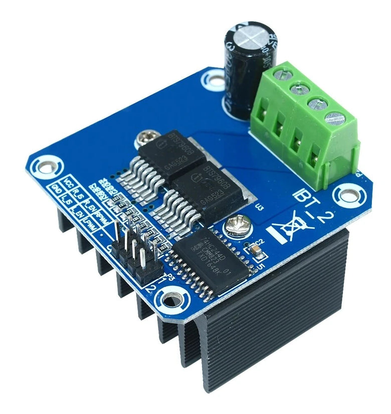 Semiconductor BTS7960B 5V 43A H-bridge Motor Driver Module Geekcreit for Arduino - products that work with official Arduino boards
