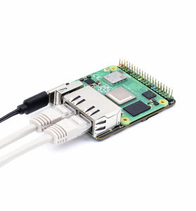 Raspberry Pi CM5 Dual Gigabit Ethernet Port Mini Expansion Board for Compute Module 5