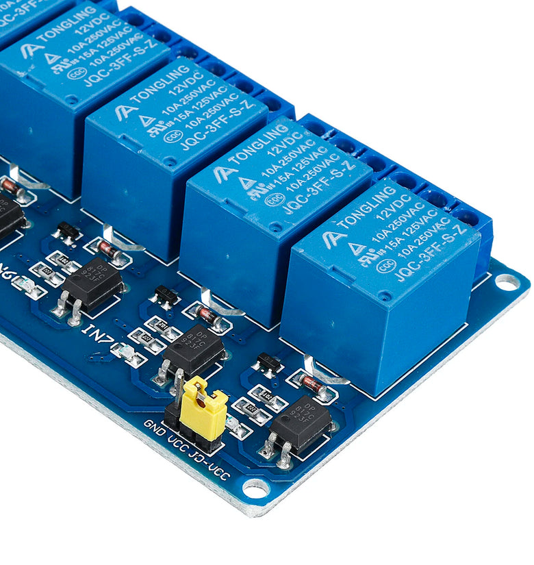 8ch Relay Module 2Pcs 12V 8CH Channel Relay Module With Optocoupler For PIC AVR DSP ARM ...