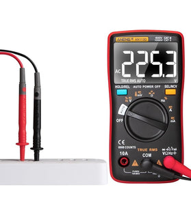 ANENG AN113D Intelligent  Auto Measure True- RMS Digital Multimeter 6000 Counts Resistance Diode Continuity Tester Temperature AC/DC Voltage Current Meter Upgraded from AN8002