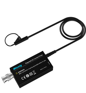 Micsig RCP60XS/RCP300XS/RCP600XS/RCP1200XS/RCP3000XS/RCP6000XS Oscilloscope Probes Rogowski Current Probe 2Hz-30MHz Up to 6000Apk High Accuracy 2%