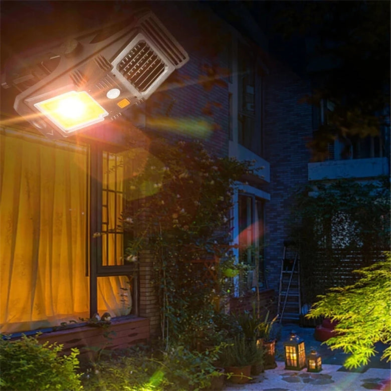 Solar Wall Lamp With Clip Motion Sensor Waterproof Portable Bug Killer LED COB Wall Light for Outdoor Courtyard