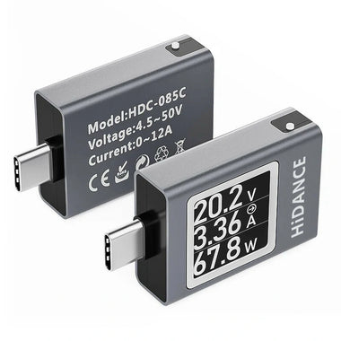 ATORCH HDC-085C PD3.1 DC Voltage Ammeter Power Meter Multi-function Digital Display Type-C Phone Charging Tester