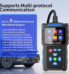 T200 Car Fault Diagnostic Instrument OBD2 Car Engine Tester ELM327 Code Reader Scanner For OBD II Compliant Vehicles