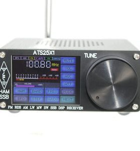 Upgraded ATS25X1 2.4Inch Touch Screen Si4732 Chip All Band Radio Receiver DSP Receiver FM LW MW and SW SSB