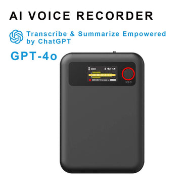 L8 64G AI ChatGPT Recorder Real Time Transcription APP Control Portable Voice Recorder Voice to Text Meeting Summary AI Smart Recording Device
