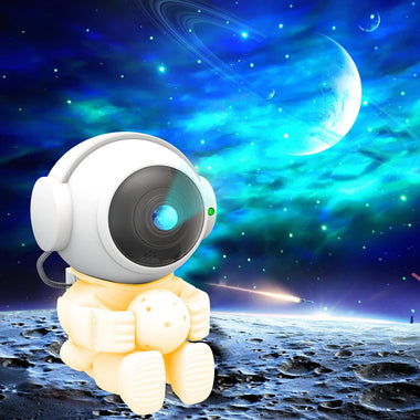 LIXINCORDA Astronaut Starry Sky Projection Lamp Starry Sky Atmosphere Night Light Astronaut Nebula Projector Lamp
