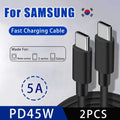 5A 45W Type-C to Type-C Cable Fast Charging Data Transmission Copper Core Line 1M Long for iPhone 15 15 Plus for Huawei Pura70 Ultra for Xiaomi Civi4 Pro for Samsung Galaxy S24