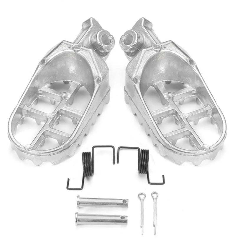 Aluminum Foot Pegs For Yamaha Motocross PW50 PW80 TTR90 TW200 Pit Dirt Bike