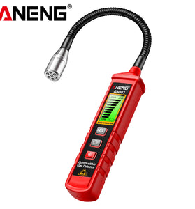ANENG GN803 Combustible Gas Leak Detector High Sensitivity 300-10000PPM Alcohol Ethanol Detection Adjustable Sensitivity All-Metal Bendable Hose Safe and Accurate Home Safety Equipment