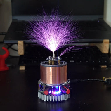 Maxgeek SSTC Mini Tesla Coil Music Double Class-E Solid State Tesla Coil Artificial Teaching Tool